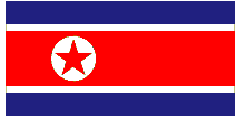 Flagge und Hymne von Nordkorea